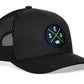 Seattle Trucker Hat  |  Blue-Green SEA X Snapback
