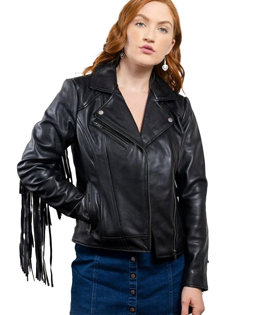 Whet Blu NYC Daisy women's fashion leather jacket in a classic silhouette