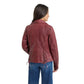 Whet Blu NYC Elizabeth women's oxblood lambskin leather moto jacket front view