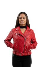 Whet Blu NYC Claudia women's fashion leather jacket in a sleek, fitted design