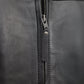 Whet Blu NYC Ethan men's lambskin leather jacket in black, front view