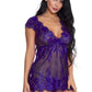 Lacy Cap Sleeve Babydoll