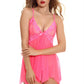 Jagged Hem Flyaway Babydoll