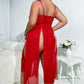 Plus Size Flyaway Split Babydoll