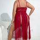 Plus Size Flyaway Split Babydoll