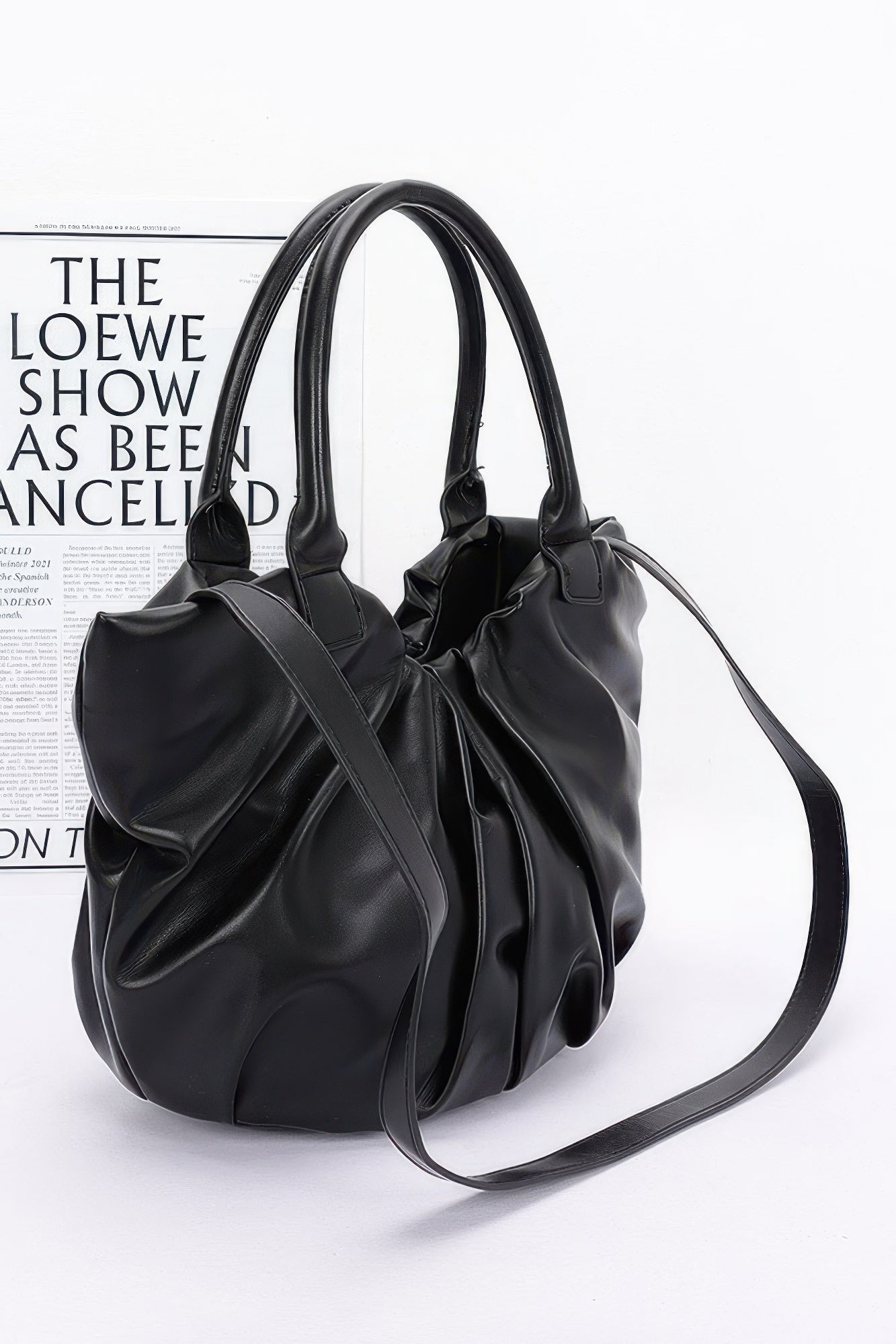 Faux Leather Tote Bag - Farnelli