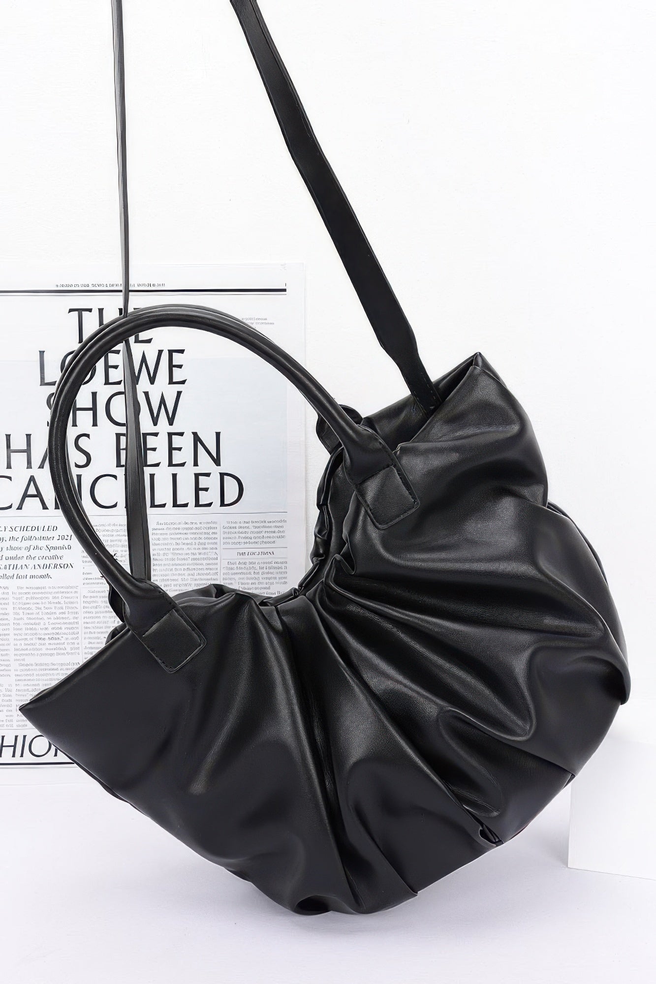 Faux Leather Tote Bag - Farnelli