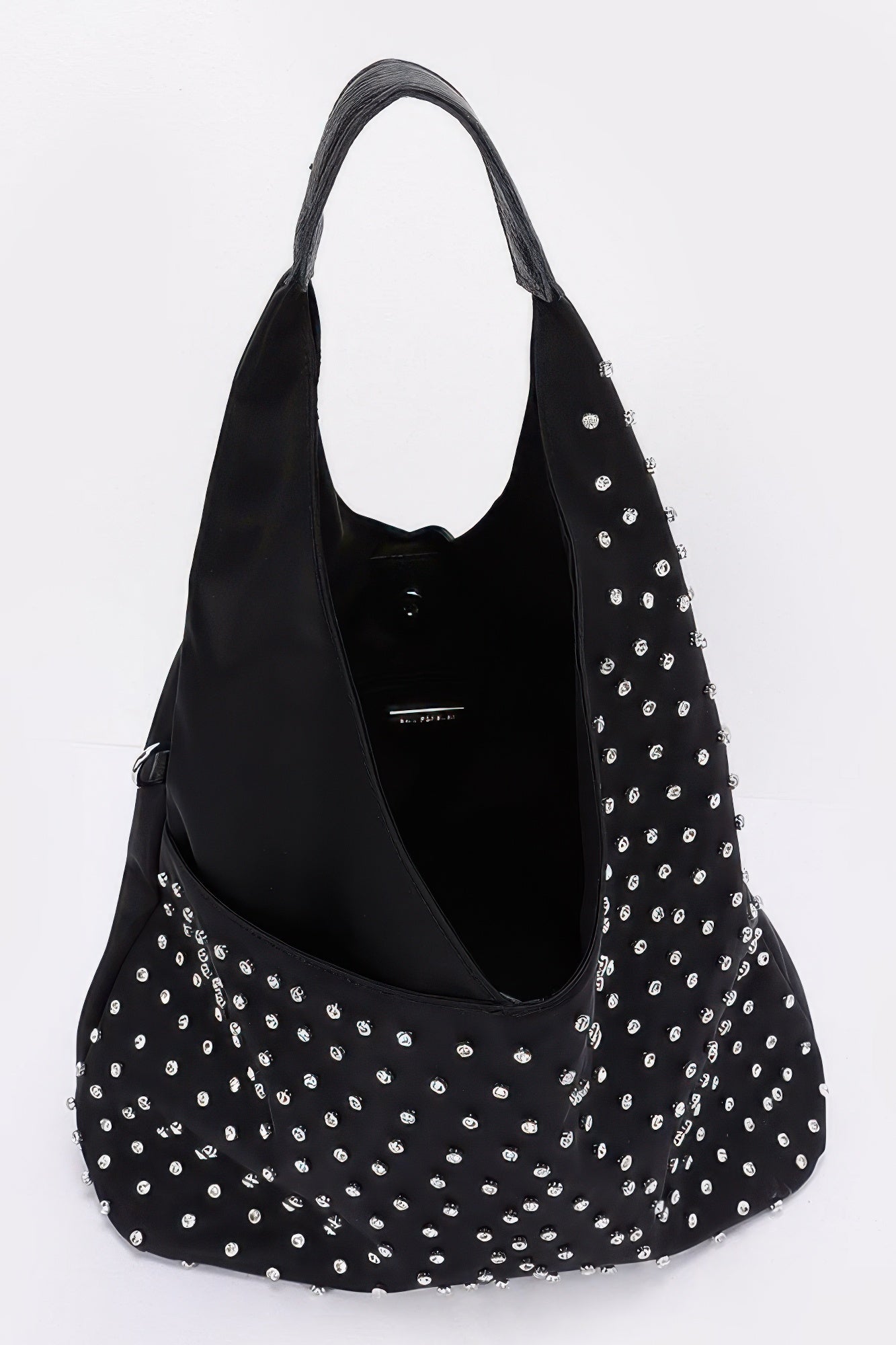 Rhinestone Studded Bindle Bag - Farnelli
