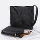 Faux Leather Braided Shoulder Bag W Pouch - Farnelli