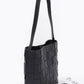Faux Leather Braided Shoulder Bag W Pouch - Farnelli