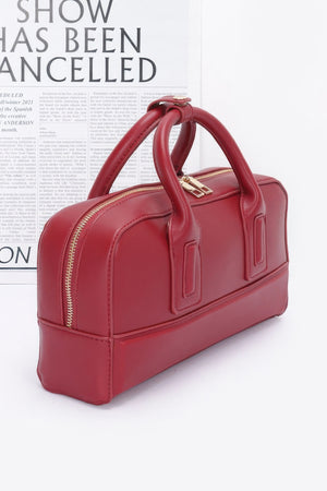 Faux Leather Handbag - Farnelli