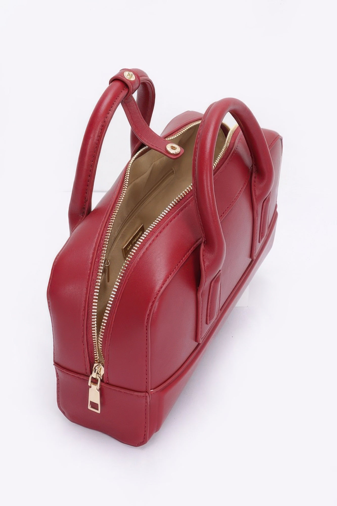 Faux Leather Handbag - Farnelli