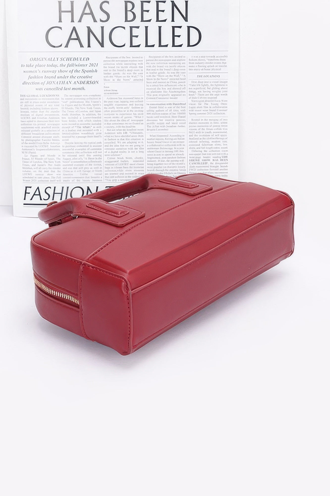Faux Leather Handbag - Farnelli