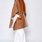 Faux Fur Collar Kimono - Farnelli
