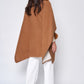 Faux Fur Collar Kimono - Farnelli