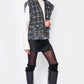 Plaid Tweed Vest - Farnelli