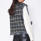 Plaid Tweed Vest - Farnelli