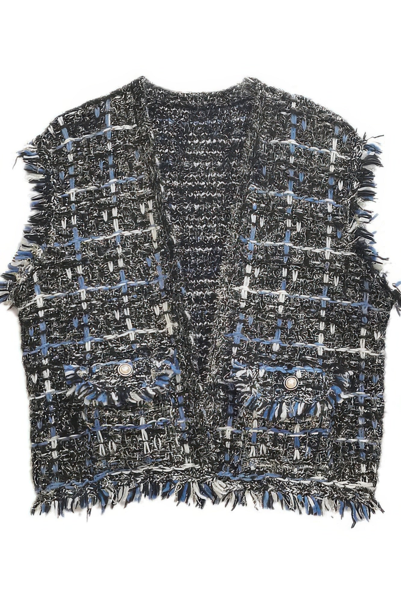 Plaid Tweed Vest - Farnelli