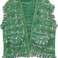 Plaid Tweed Vest - Farnelli