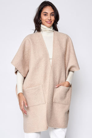 Open Front Pocket Kimono - Farnelli