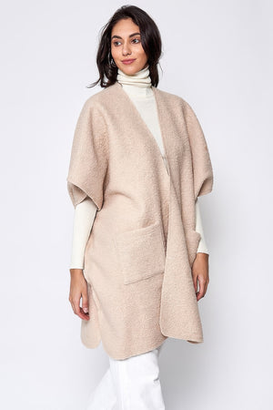 Open Front Pocket Kimono - Farnelli