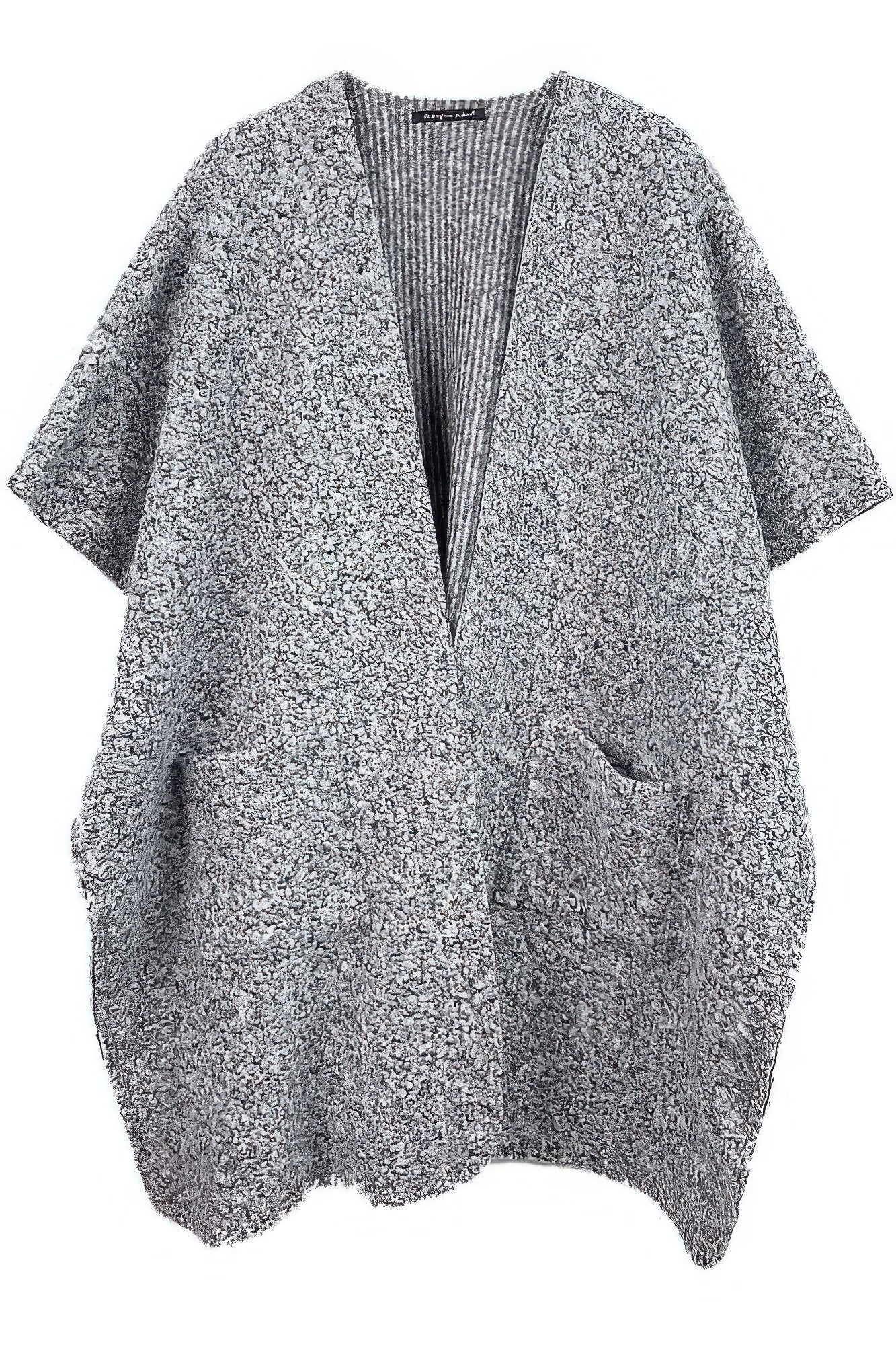 Open Front Pocket Kimono - Farnelli