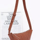 Faux Leather Croissant Bag - Farnelli