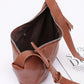 Faux Leather Croissant Bag - Farnelli