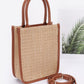 Faux Straw Tote Bag - Farnelli