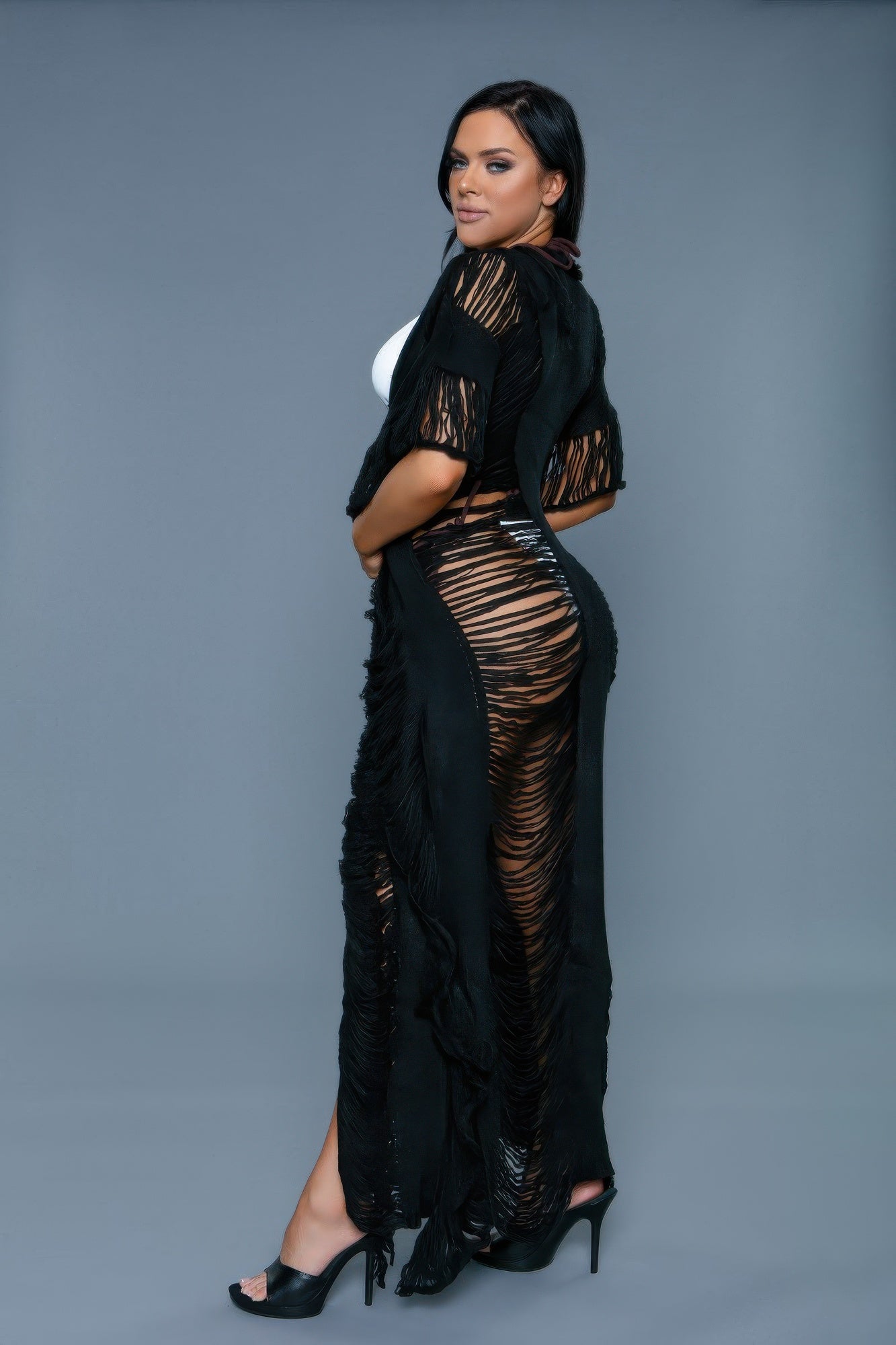 Vivian Cover Up Black - Farnelli