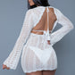 Kinsley Crochet Mini Dress - Farnelli