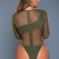 Olive Swimsuit - Farnelli