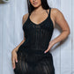 Josephine Crochet Mini Dress - Farnelli