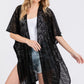 Geometric Pattern Tassel Cover Up - Farnelli