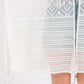 Geometric Pattern Tassel Cover Up - Farnelli
