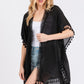 Crochet And Tassel Trim Cover Up - Farnelli