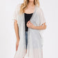 Crochet And Tassel Trim Cover Up - Farnelli