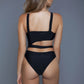 Clara Swimsuit Black/white - Farnelli