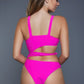 Clara Swimsuit Black/white - Farnelli
