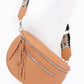 Faux Leather Crossbody Bag Belt - Farnelli