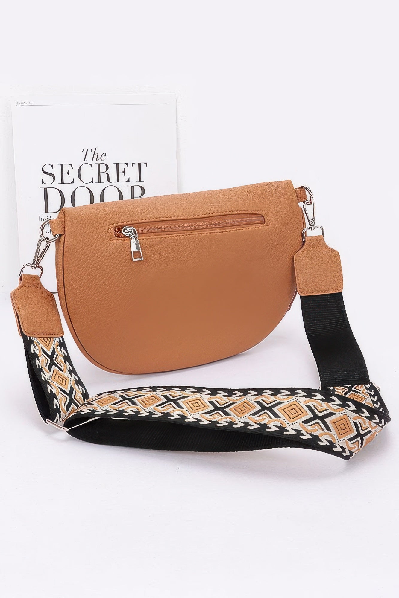 Faux Leather Crossbody Bag Belt - Farnelli