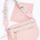 Faux Leather Crossbody Bag Belt - Farnelli