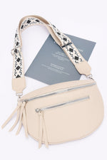 Faux Leather Crossbody Bag Belt - Farnelli