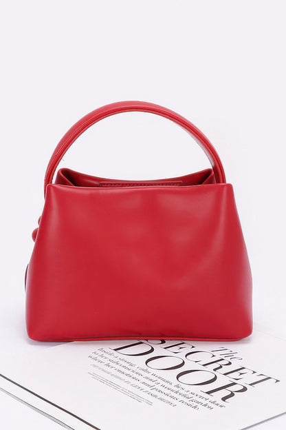 Faux Leather Tote Bag - Farnelli