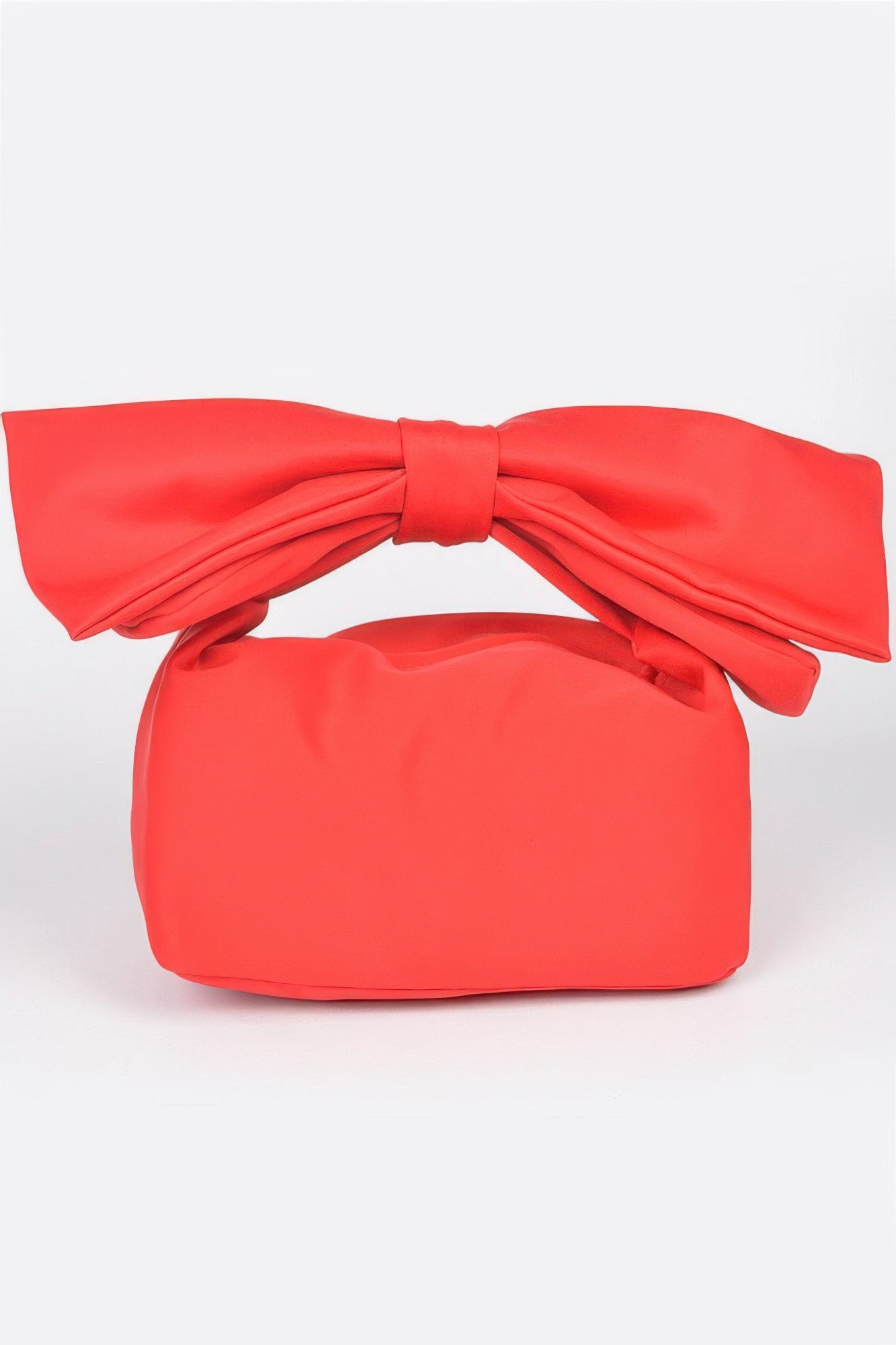 Nylon Bow Handle Women's Clutch Bag - Farnelli