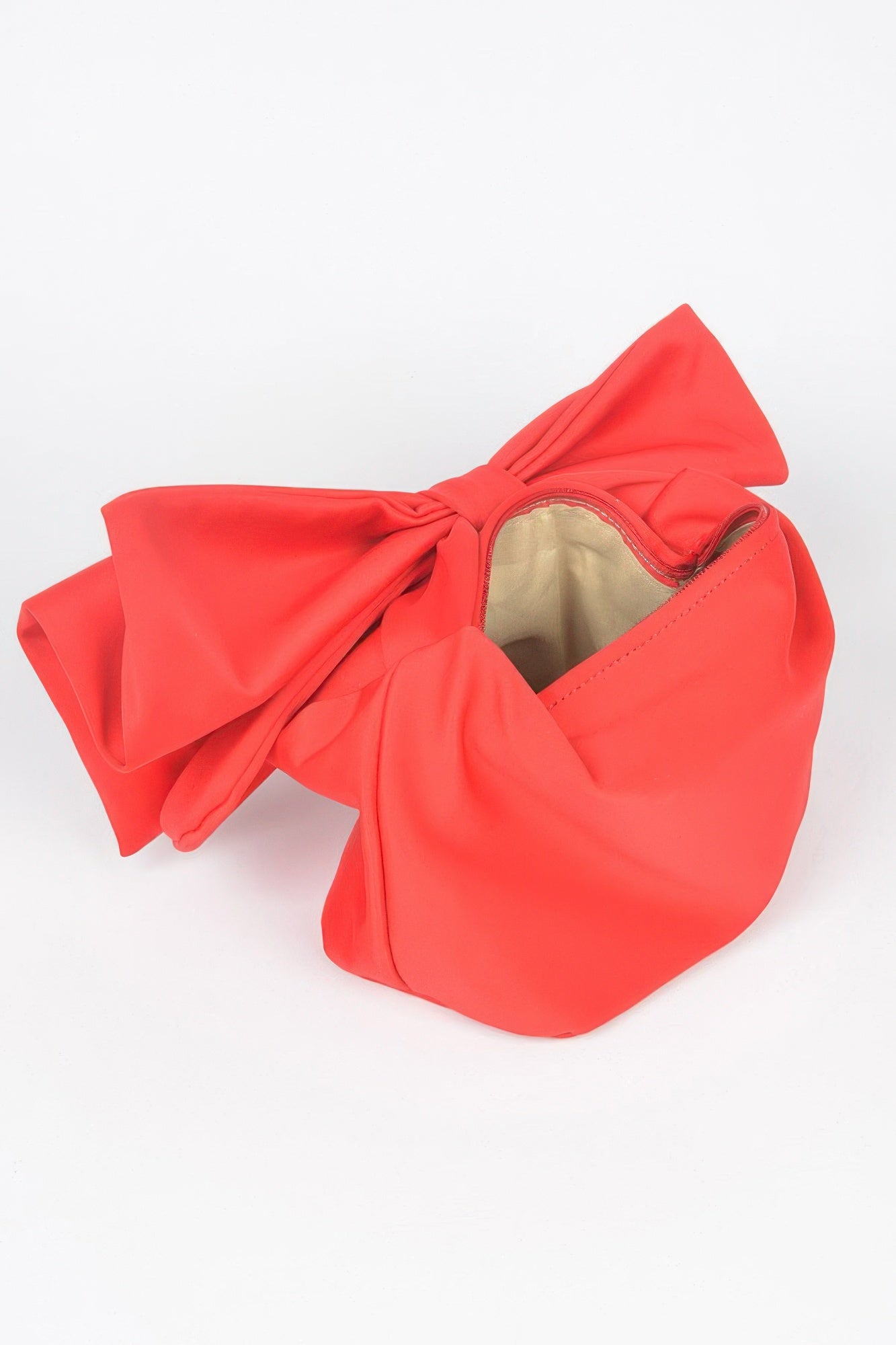 Nylon Bow Handle Women's Clutch Bag - Farnelli
