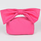 Nylon Bow Handle Women's Clutch Bag - Farnelli
