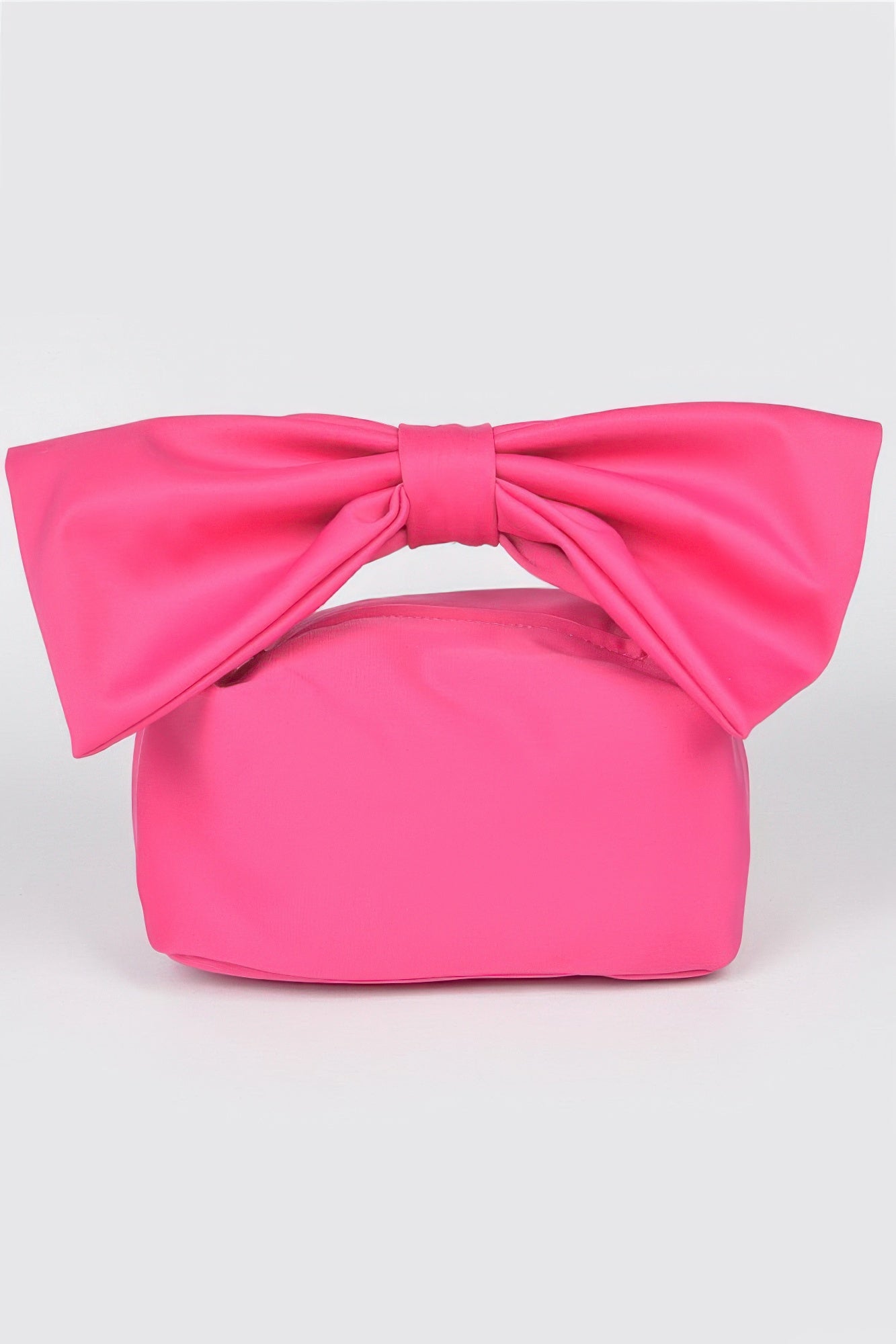 Nylon Bow Handle Women's Clutch Bag - Farnelli