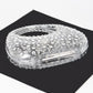 Rhinestone Hot Fix Clear Acrylic Clutch - Farnelli