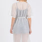 V-neck Detailed Crochet Lace Cover Up - Farnelli